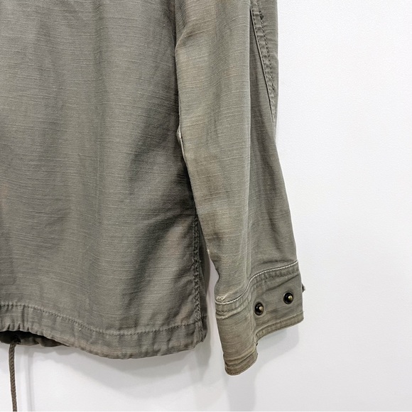 h&m | army utility jacket studded broken-in ipa beer patch 8 - Picture 8 of 12